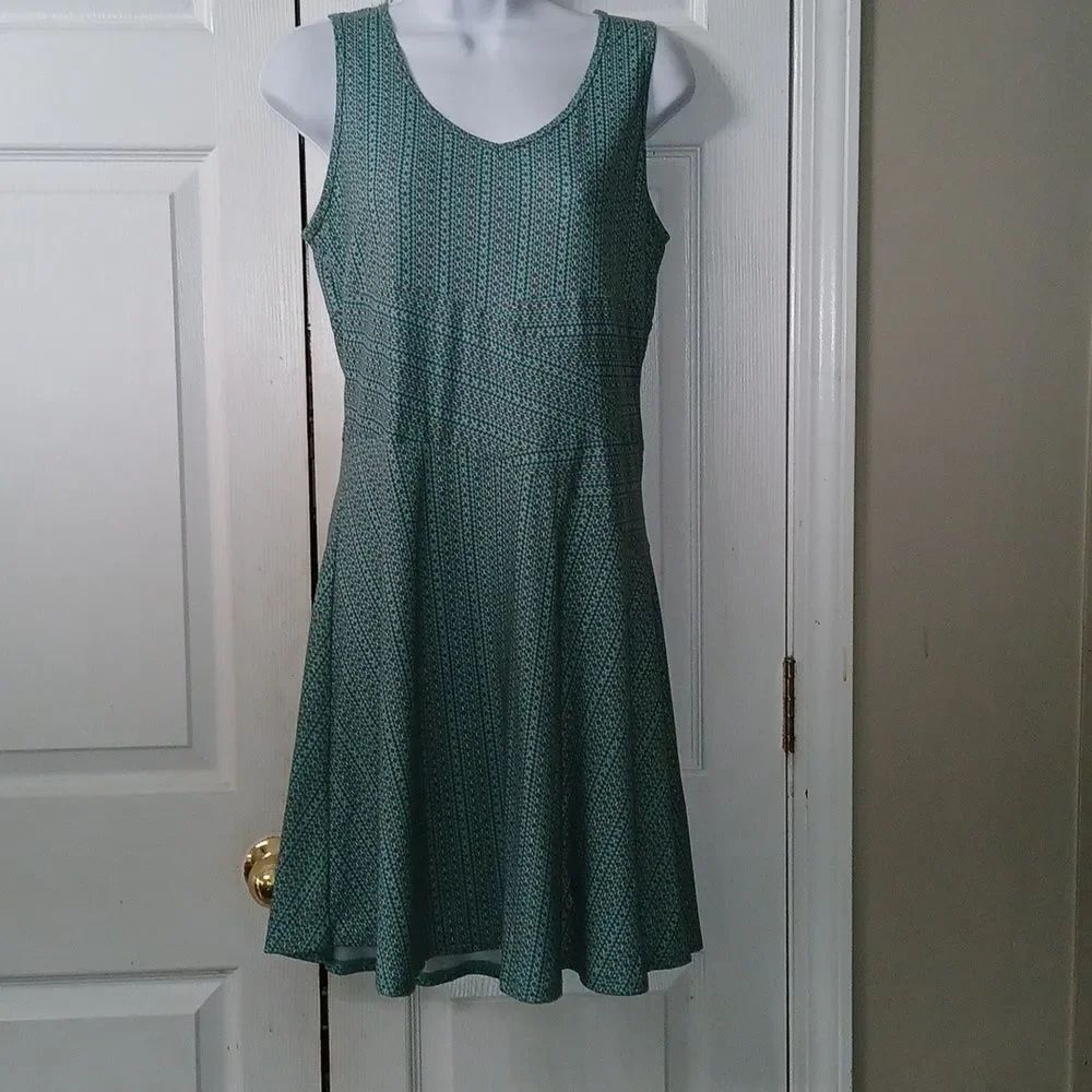 Prana Amelie V-neck A line Cove Ziggie Sleeveless Tank Dress Sz S NWOT
